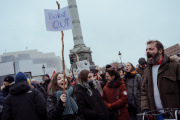 Manifestation contre la réforme des retraites, Paris , le 19 janvier.