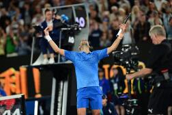 Le Serbe Novak Djokovic, le 29 janvier 2023, en finale de l’Open d’Australie.