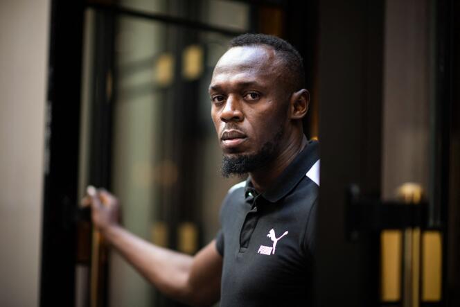 Usain Bolt, à Paris, le 15 mai 2019.