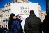 Mémorial commémorant la rafle de 1943, inauguré à Marseille le 29 janvier 2023.