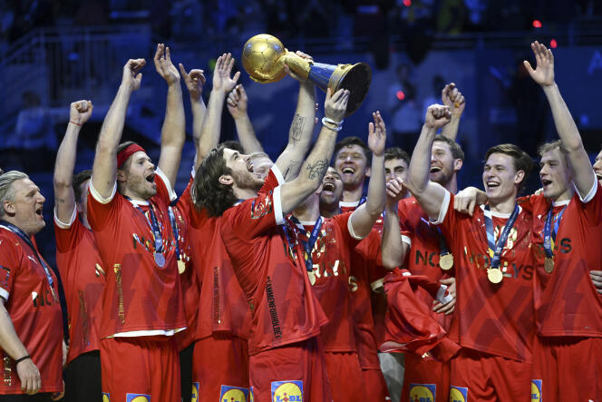 In Stockholm, the Danish team is celebrating its victory in the 2023 World Championship organized in Poland and Sweden.