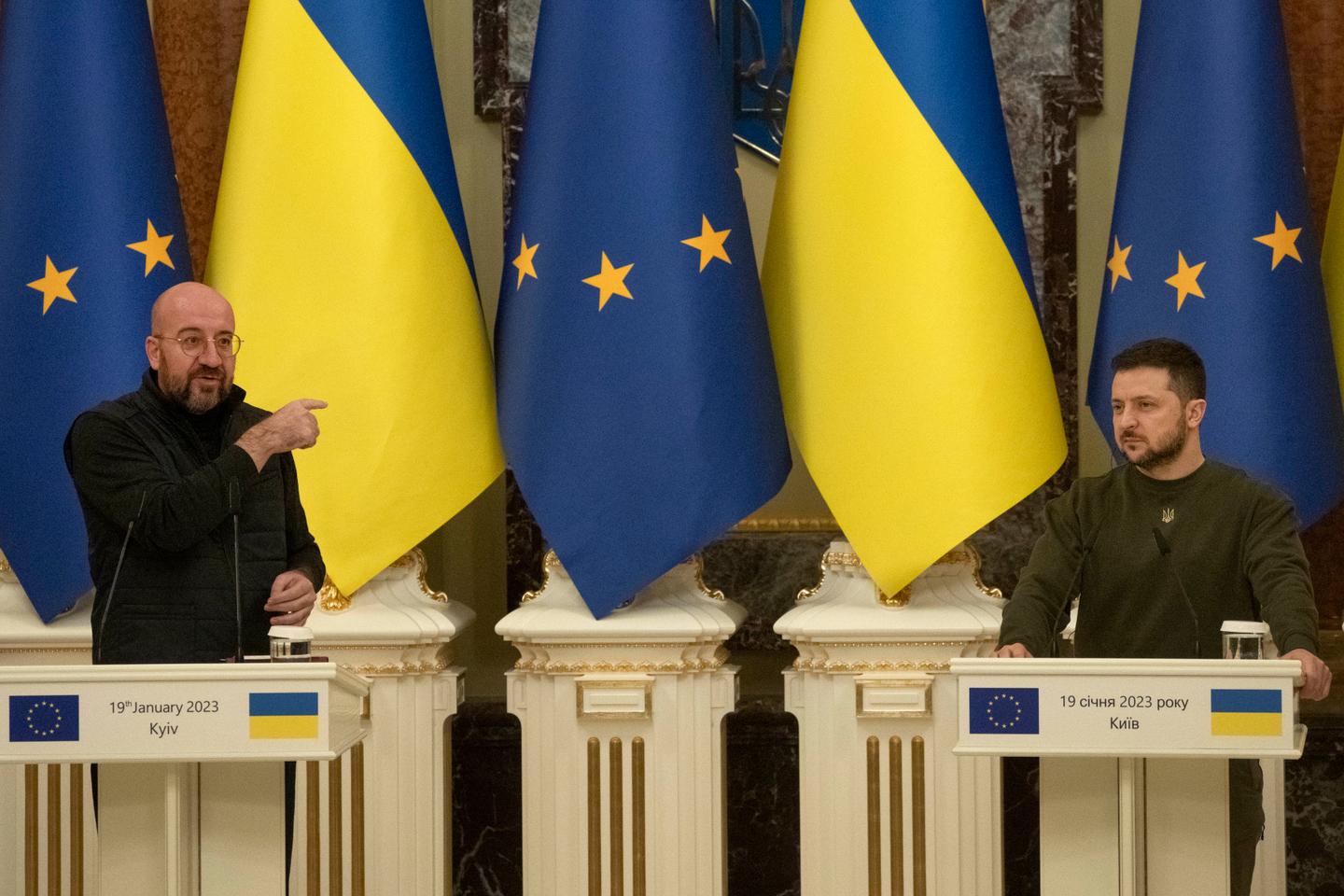 Los representantes de la unión europea en Kyiv para dar perspectivas a ucrania