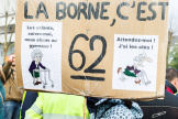 Manifestation dans les rues de Saint-Nazaire (44) contre la réforme des retraites, mardi 31 janvier 2023.