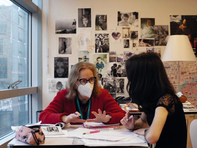 Un cours de soutien scolaire à la Maison de Solenn, à Paris, en janvier 2023.