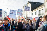 Manifestation contre la réforme des retraites, à Saint-Nazaire (Loire-Atlantique), le 31 janvier 2023.