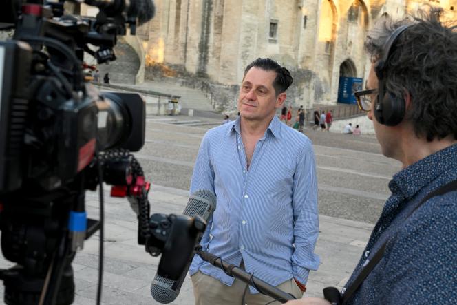 Olivier Py durante el Festival de Avignon, 5 de julio de 2022.