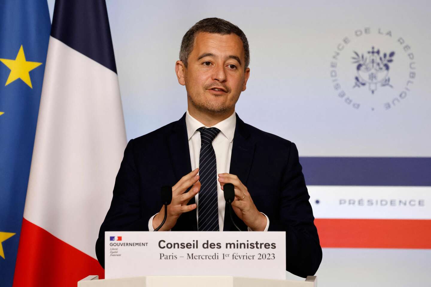 Gérald Darmanin announces the dissolution of two small groups