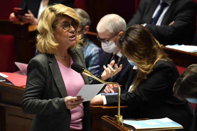La ministre chargée des collectivités territoriales, Dominique Faure, à l’Assemblée nationale, le 6 décembre 2022.