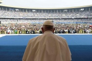 Le pape François à Kinshasa, le 2 février 2023. 