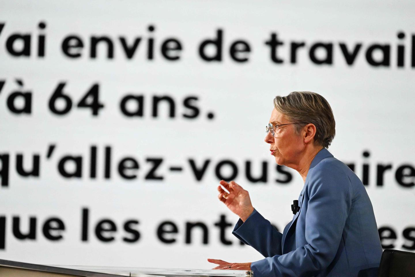 on France 2, Elisabeth Borne asserts herself “listening” to criticism but assures that “this reform, it will be done”