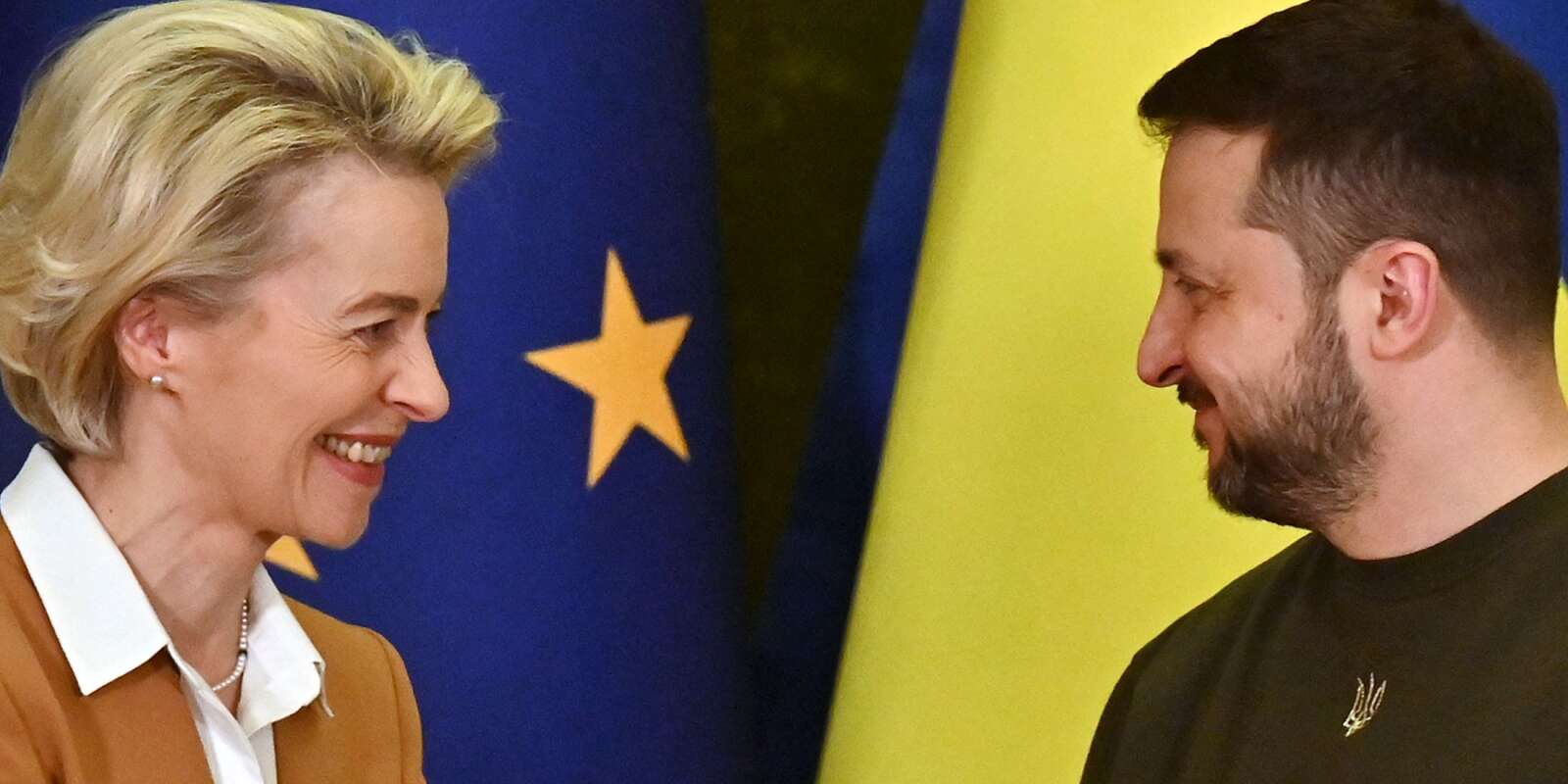 « Aujourd’hui, la Russie paie un lourd tribut car nos sanctions érodent son économie et la font reculer d’une génération », a fait valoir la présidente de la Commission européenne depuis la capitale ukrainienne, avant un sommet UE-Ukraine prévu vendredi.