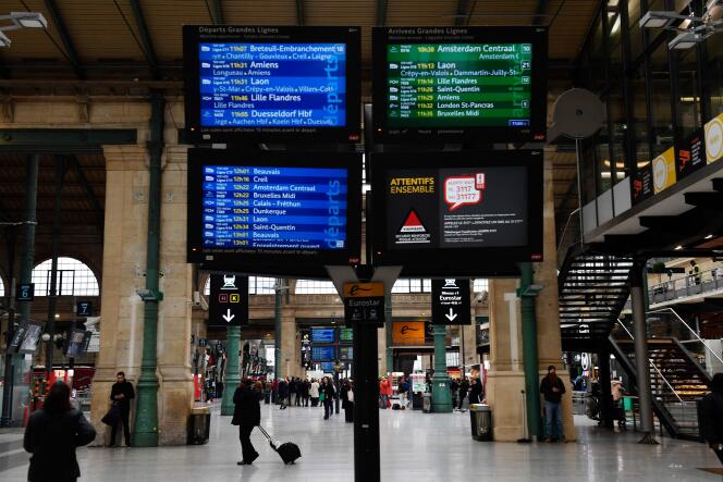 SNCF canceló el 55% de sus TGV el martes. 