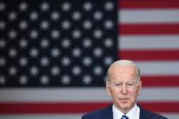 Le président américain Joe Biden, le 4 février 2022 dans le Maryland.