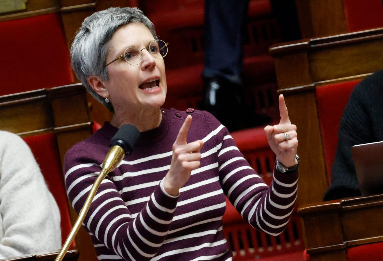Sandrine Rousseau, 7 de febrero de 2023 en la Asamblea Nacional.