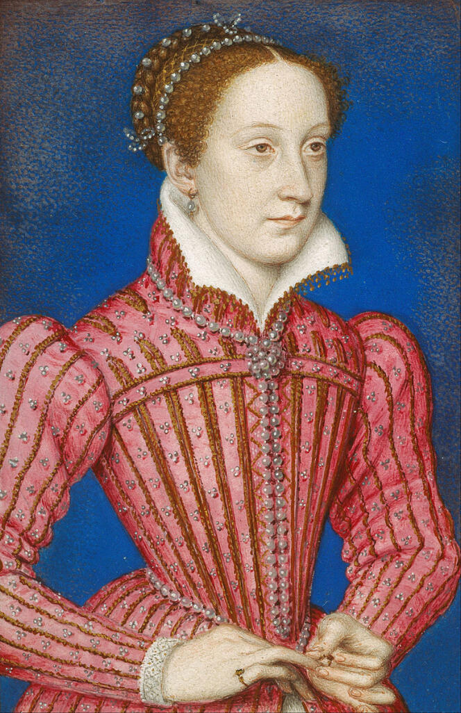 Pintura de François Clouet que representa a Marie Stuart (1542-1587), reina de Francia y Escocia.