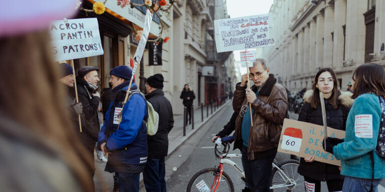 Troisième jour de mobilisation contre la Réforme des Retraites. Paris, France, 7 février 2023 © AGNES DHERBEYS / MYOP POUR «LE MONDE»