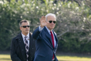 Le président des Etats-Unis, Joe Biden, avant de monter à bord de Marine One, le 8 février 2023, à Washington.