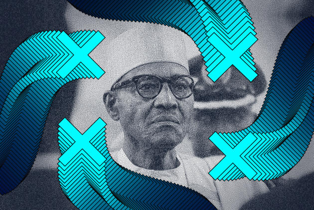Le président nigérian, Muhammadu Buhari, en janvier 2023.