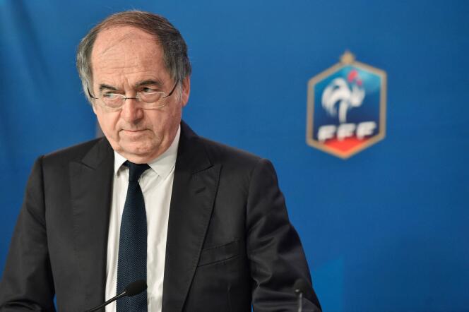 Noël Le Graët, le président de la Fédération française de football, le 12 juillet 2016.