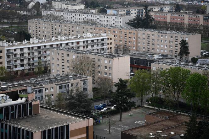 The city of Val-Fourré in Mantes-la-Jolie (Yvelines), March 29, 2022.