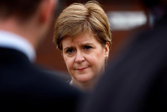La primera ministra escocesa Nicola Sturgeon en Glasgow el 22 de julio de 2022. 