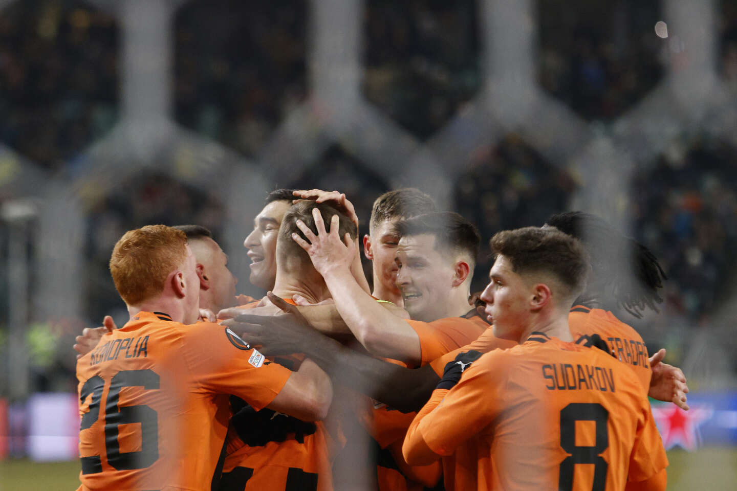 For Shakhtar Donetsk in the Champions League, representing Ukraine