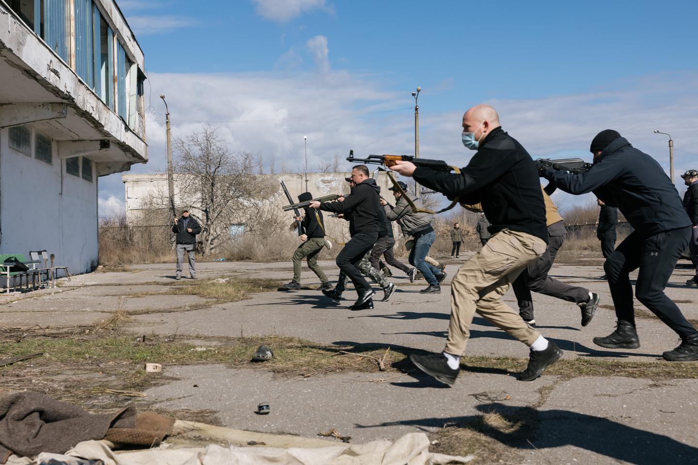 la onda de choque para los ejércitos aliados