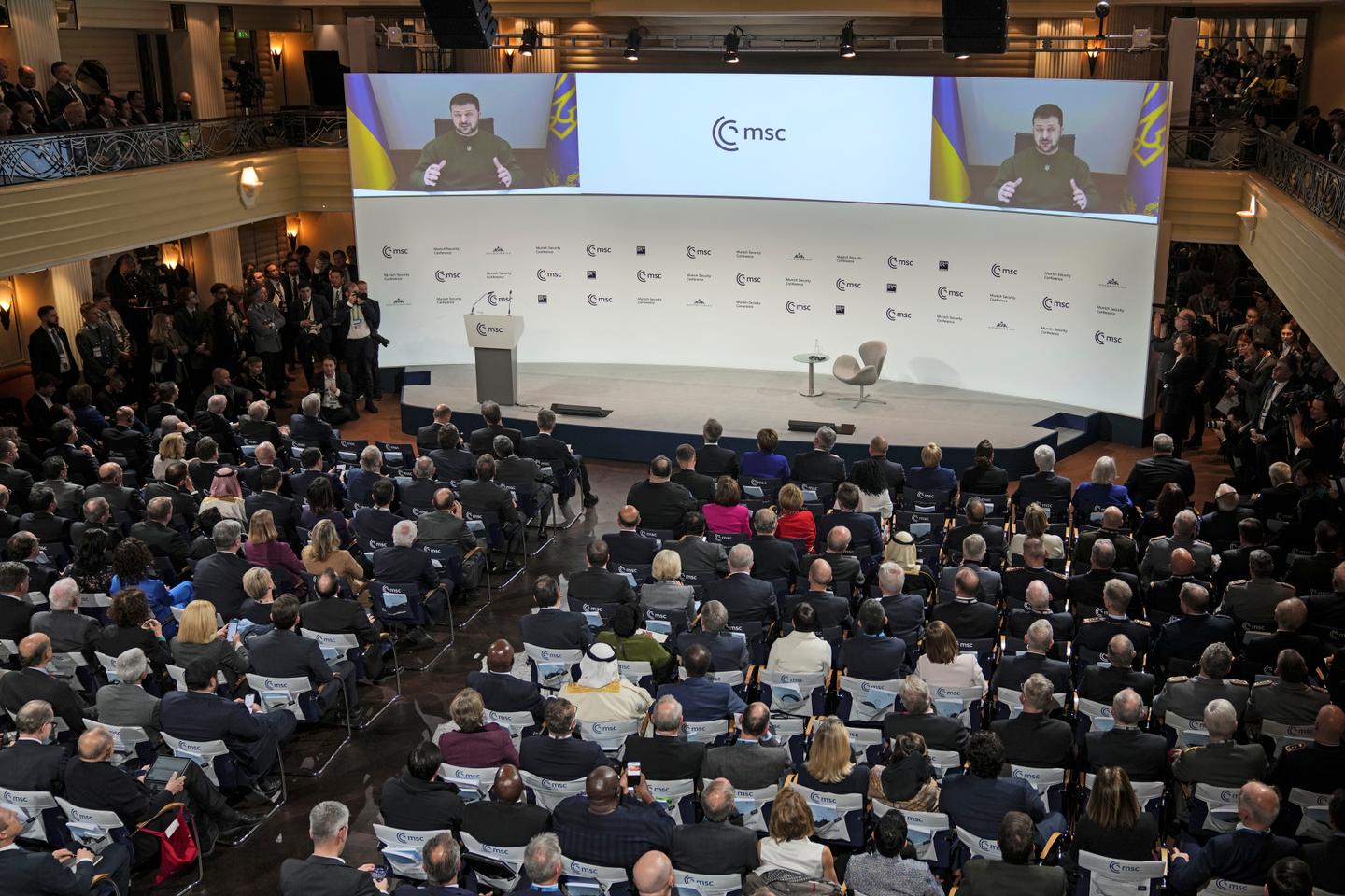 Zelensky presses allies to speed up military support at Munich Conference