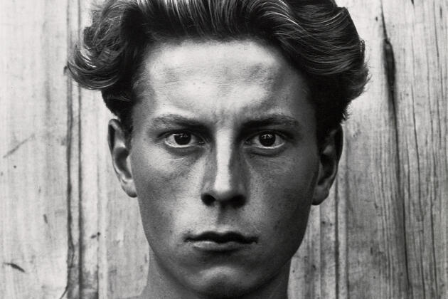 Young man, Gondeville, France, 1951.