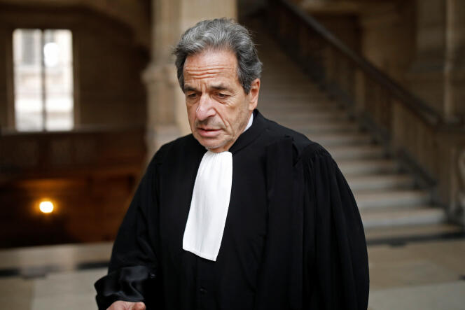 Nicolas Sarkozy L’avocat Pierre Haïk, au palais de justice de Paris, le 2 février 2017.