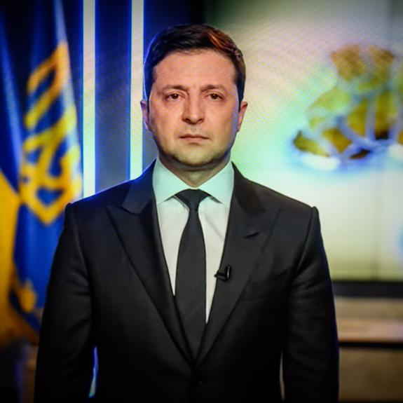 Ukrainian President Volodymyr Zelensky