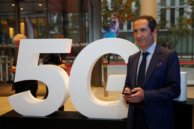 L’homme d’affaires Patrick Drahi, fondateur de l’entreprise de télécommunications câblées et mobiles Altice Group, lors de l’inauguration de l’Altice Campus, à Paris, le 9 octobre 2018.  