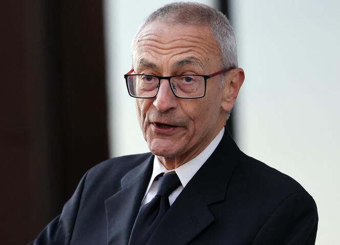 US Democrat John Podesta, who is responsible for implementing the Inflation Reduction Act, in Washington, December 20, 2022.
