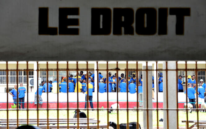 Vue de l’intérieur de la prison de Makala, à Kinshasa, capitale de la République démocratique du Congo (RDC), en 2012.