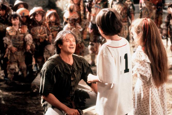Robin Williams as Peter Pan in 