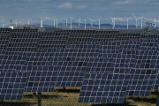 Des panneaux solaires près de Milagro, au nord de l’Espagne, le 24 février 2023.