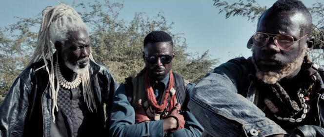 Minuit, Rafa et Chaka (de gauche à droite), les trois mercenaires de « Saloum » de Jean Luc Herbulot, produit par Paméla Diop.