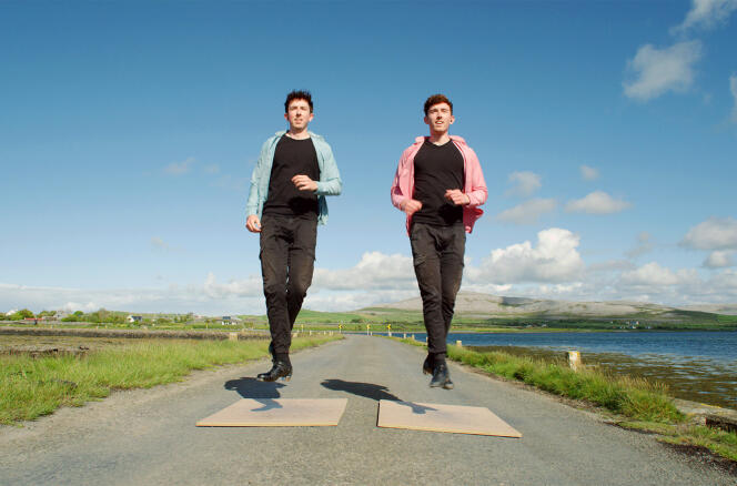 For Michael (left) and Matthew Gardiner, Irish dancing is both choreography and music when the steps on the floor set the pace.