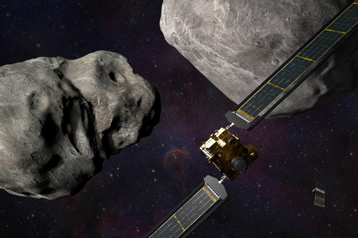 astronomers learn lessons from first asteroid deflection test