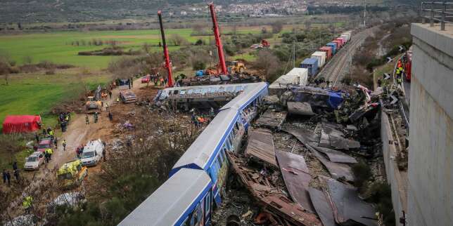 En Grèce, le « pire accident ferroviaire » de l’histoire du pays a coûté la vie à au moins 36 personnes