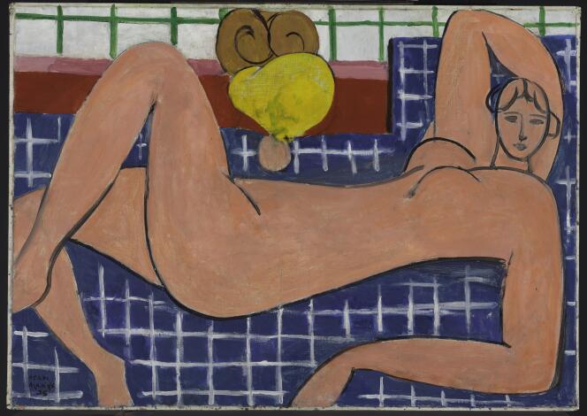 Large Reclining Nude (Pink Nude) (1935) by Henri Matisse.