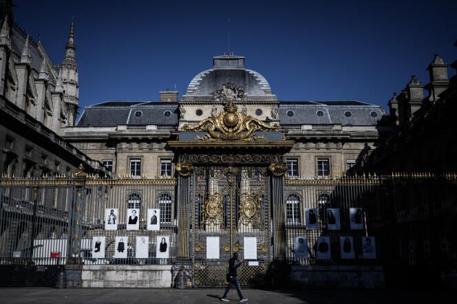 Le palais de justice historique situé dans l’île de la Cité à Paris, le 15 mai 2020.