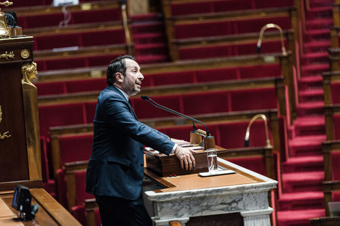 El vicepresidente de la Asamblea Nacional y diputado (Agrupación Nacional) por el Norte, Sébastien Chenu, en el Palais-Bourbon, en París, el 6 de febrero de 2023. 