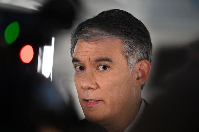 Olivier Faure, first secretary of the Socialist Party, on January 23, 2023 in Ivry-sur-Seine (Val-de-Marne).