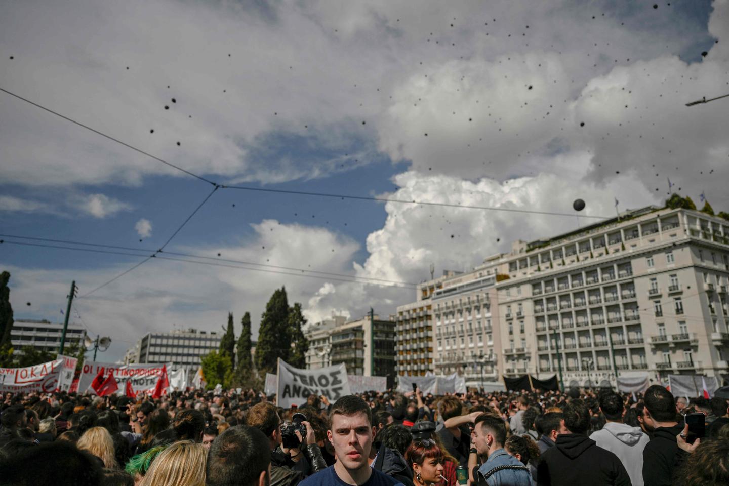 Greek PM seeks forgiveness over rail tragedy as thousands protest in Athens