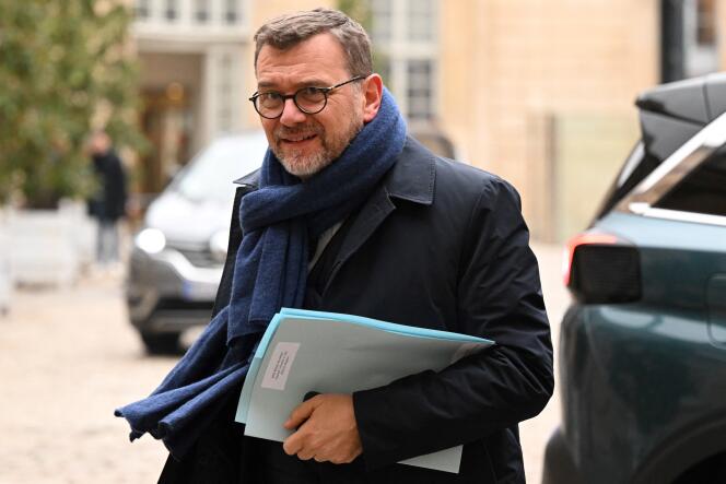 Olivier Klein, ministre délégué à la ville et au logement, à l’Hôtel de Matignon, à Paris, le 22 décembre 2022.