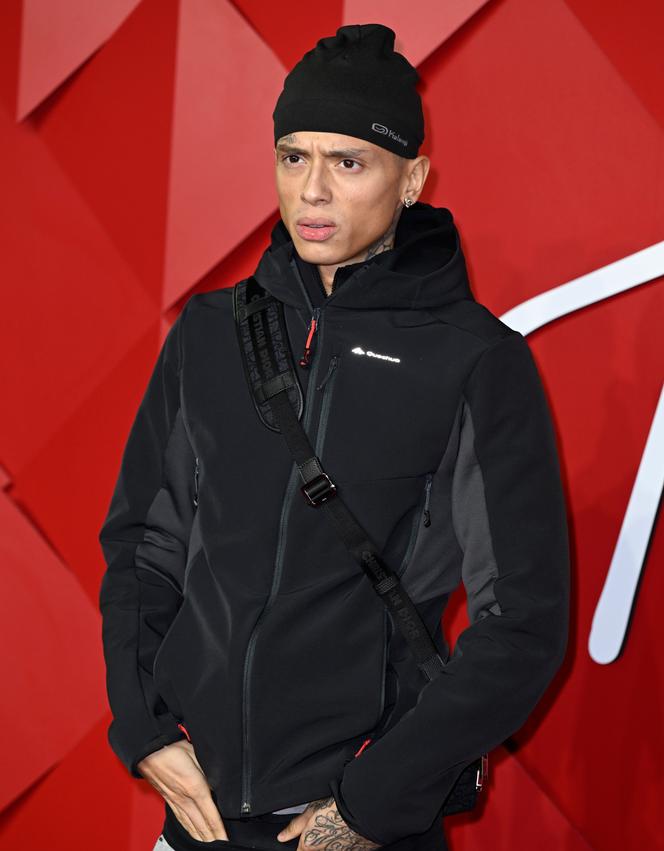 Rapper Central Cee attends the Fashion Awards 2022, at the Royal Albert Hall, on December 5, 2022, in London.