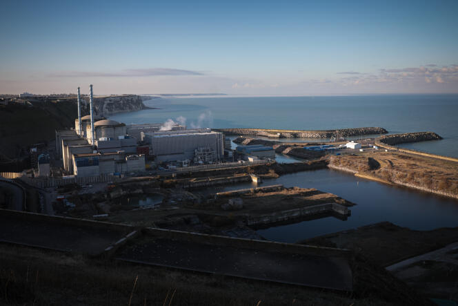 Penly nuclear power plant, in Petit-Caux (Seine-Maritime).  December 9, 2022.