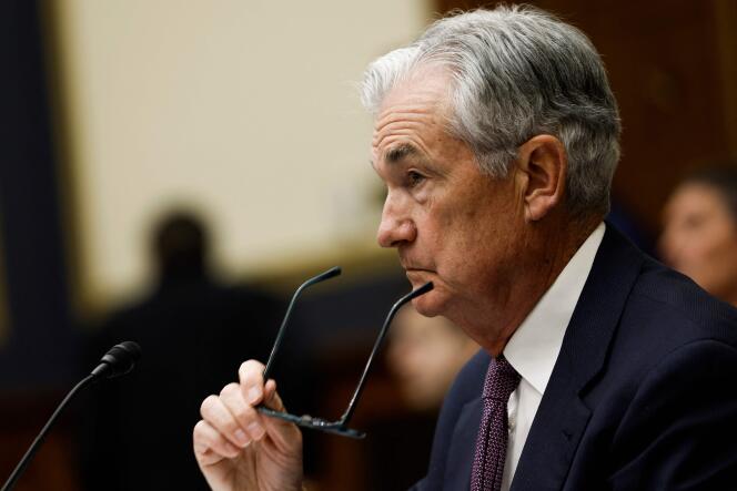 Fed Chairman Jerome Powell in Washington on March 8, 2023. 