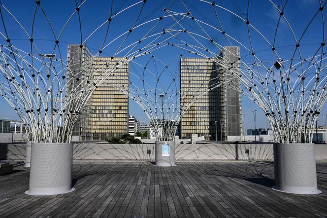 La Bibliothèque nationale de France, le 8 avril 2020.